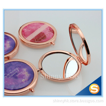 Rose Gold Design Promotional Gift Cosmetic Mirror Pocket Mirror Decorative Mirror
